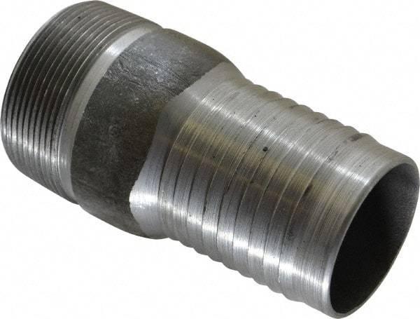 Campbell Fittings - 2" Pipe ID, Threaded Combination Nipple for Hoses - Steel - Caliber Tooling