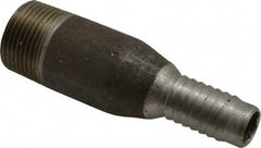 Campbell Fittings - 3/4" Pipe ID, Reducer Combination Nipple for Hoses - 1 Male NPT, Steel - Caliber Tooling