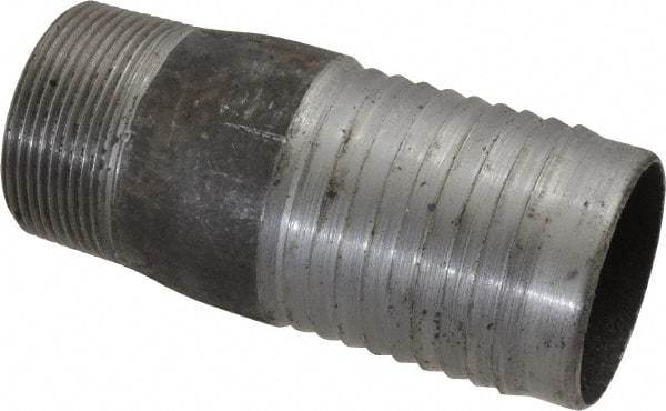 Campbell Fittings - 2" Pipe ID, Expander Combination Nipple for Hoses - 1-1/2 Male NPT, Steel - Caliber Tooling