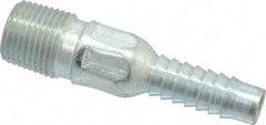 Campbell Fittings - 1/2" Pipe ID, Threaded Combination Nipple for Hoses - Plated Steel - Caliber Tooling