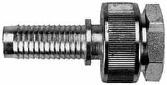 Campbell Fittings - Inch NPT, 1" Inside Hose Diam, Ground Joint Viton Seal Hose Coupling - Steel - Caliber Tooling