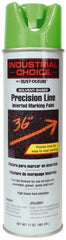 Rust-Oleum - 17 fl oz Green Marking Paint - 600' to 700' Coverage at 1" Wide, Solvent-Based Formula - Caliber Tooling