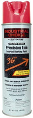 Rust-Oleum - 17 fl oz Pink Marking Paint - 600' to 700' Coverage at 1" Wide, Solvent-Based Formula - Caliber Tooling