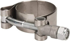 Campbell Fittings - 1-1/2" Hose, 3/4" Wide x 0.025" Thick, T-Bolt Band Clamp - Stainless Steel - Caliber Tooling