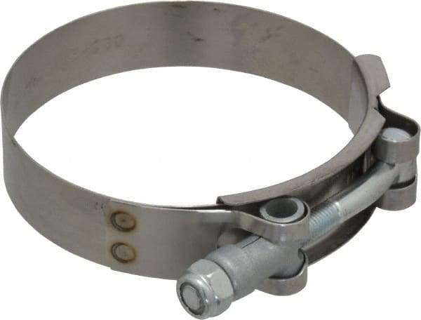 Campbell Fittings - 3-1/4" Hose, 3/4" Wide x 0.025" Thick, T-Bolt Band Clamp - Stainless Steel - Caliber Tooling