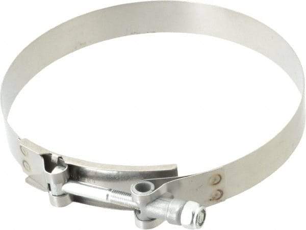 Campbell Fittings - 5-1/2" Hose, 3/4" Wide x 0.025" Thick, T-Bolt Band Clamp - Stainless Steel - Caliber Tooling