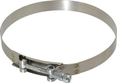 Campbell Fittings - 6-1/2" Hose, 3/4" Wide x 0.025" Thick, T-Bolt Band Clamp - Stainless Steel - Caliber Tooling