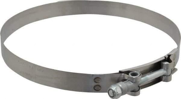 Campbell Fittings - 7-1/4" Hose, 3/4" Wide x 0.025" Thick, T-Bolt Band Clamp - Stainless Steel - Caliber Tooling