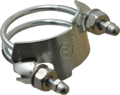 Kuriyama of America - 1-1/2" Hose, Spiral Double Bolt Hose Clamp - Plated Steel - Caliber Tooling