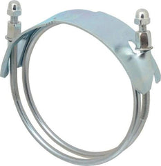 Kuriyama of America - 6" Hose, Spiral Double Bolt Hose Clamp - Plated Steel - Caliber Tooling