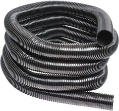 Hi-Tech Duravent - 3" ID, 25' Long, Polyethylene Blower & Duct Hose - Black, 5-1/4" Bend Radius, 5 In/Hg, 8 Max psi, -30 to 160°F, UV Resistant - Caliber Tooling