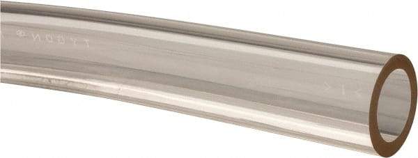 Made in USA - 5/8" ID x 7/8" OD, 1/8" Wall Thickness, Cut to Length (50' Standard Length) Plastic Tube - Clear, 21 Max psi, 40 Hardness - Caliber Tooling