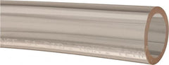 Made in USA - 3/4" ID x 1" OD, 1/8" Wall Thickness, Cut to Length (50' Standard Length) Plastic Tube - Clear, 18 Max psi, 40 Hardness - Caliber Tooling