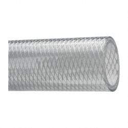 Made in USA - 1-1/2" ID x 1-15/16" OD, 7/32" Wall Thickness, Cut to Length (50' Standard Length) PVC Tube - Clear, 80 Max psi, 80 Hardness - Caliber Tooling