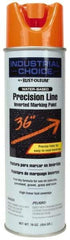 Rust-Oleum - 17 fl oz Orange Marking Paint - 600' to 700' Coverage at 1" Wide, Water-Based Formula - Caliber Tooling