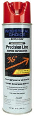 Rust-Oleum - 17 fl oz Red Marking Paint - 600' to 700' Coverage at 1" Wide, Water-Based Formula - Caliber Tooling