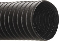 Hi-Tech Duravent - 18" ID, 25' Long, Neoprene Coated Polyester Blower & Duct Hose - Black, 19-1/2" Bend Radius, 8 In/Hg, 18 Max psi, -40 to 250°F, Chemical and Abrasion Resistant - Caliber Tooling