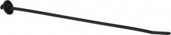 Thomas & Betts - 9.6" Long Black Nylon Standard Cable Tie - 65 Lb Tensile Strength, 1.65mm Thick, 1-3/4" Max Bundle Diam - Caliber Tooling