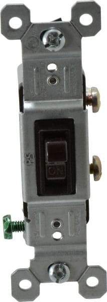 Pass & Seymour - 1 Pole, 120 VAC, 15 Amp, Specification Grade, Toggle, Wall and Dimmer Light Switch - 1-1/4 Inch Wide x 3.281 Inch High - Caliber Tooling