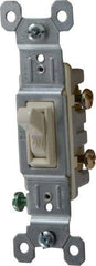 Pass & Seymour - 1 Pole, 120 VAC, 15 Amp, Specification Grade, Toggle, Wall and Dimmer Light Switch - 1-1/4 Inch Wide x 3.281 Inch High - Caliber Tooling