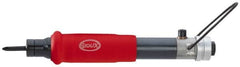 Sioux Tools - 1/4" Bit Holder, 800 RPM, Inline Handle Air Screwdriver - 5 to 50 In/Lb Torque, 8 CFM - Caliber Tooling