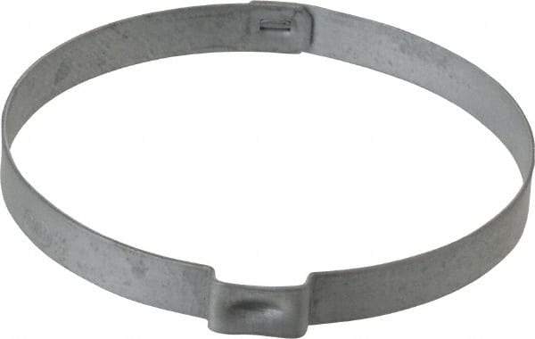 Oetiker - 60.4 to 63.5mm, Zinc-Plated 1-Ear Clamp - 2-1/2" Noml Size, 10mm Inner Width, 7mm Wide x 0.75mm Thick, Carbon Steel - Caliber Tooling