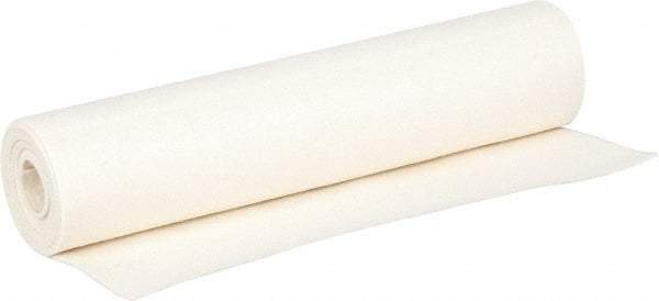 Made in USA - 1/16 Inch Thick x 60 Inch Wide x 12 Inch Long, Pressed Wool Felt Sheet - 1 Lbs/Square Yd., White, 500 psi - Caliber Tooling