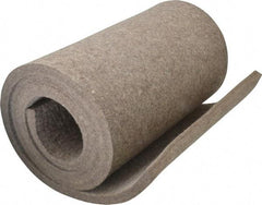 Made in USA - 1/2 Inch Thick x 60 Inch Wide x 12 Inch Long, Pressed Wool Felt Sheet - 8 Lbs/Square Yd., Gray, 400 psi - Caliber Tooling