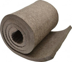 Made in USA - 3/4 Inch Thick x 72 Inch Wide x 12 Inch Long, Pressed Wool Felt Sheet - 9.2 Lbs/Square Yd., Gray, 250 psi - Caliber Tooling