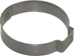 Oetiker - 27 to 30.1mm, 1-Ear Clamp - 1-3/16" Noml Size, 10mm Inner Width, 7mm Wide x 0.6mm Thick, Stainless Steel - Caliber Tooling