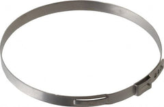 Oetiker - Stepless Ear Clamp - 3-5/16" Noml Size, 10mm Inner Width, 7mm Wide x 0.6mm Thick, Stainless Steel - Caliber Tooling
