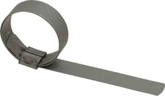 IDEAL TRIDON - 1-1/2" ID Galvanized Steel Preformed J-Type Clamp - 5/8" Wide, 0.03" Thick - Caliber Tooling