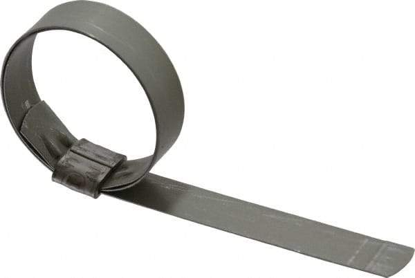 IDEAL TRIDON - 1-3/4" ID, Galvanized Steel Preformed J-Type Clamp - 5/8" Wide x 0.03" Thick - Caliber Tooling