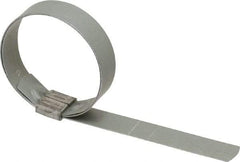 IDEAL TRIDON - 2" ID, Galvanized Steel Preformed J-Type Clamp - 5/8" Wide x 0.03" Thick - Caliber Tooling