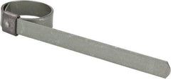 IDEAL TRIDON - 13/16" ID Galvanized Steel Preformed Center Punch Clamp - 3/8" Wide, 0.025" Thick - Caliber Tooling