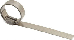 IDEAL TRIDON - 1" ID, Grade 201, Stainless Steel Preformed J-Type Clamp - 1/2" Wide x 0.03" Thick - Caliber Tooling