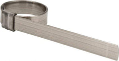 IDEAL TRIDON - 1-1/4" ID, Grade 201, Stainless Steel Preformed J-Type Clamp - 1/2" Wide x 0.03" Thick - Caliber Tooling