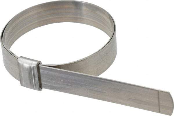 IDEAL TRIDON - 2-3/4" ID, Grade 201, Stainless Steel Preformed J-Type Clamp - 3/4" Wide x 0.03" Thick - Caliber Tooling