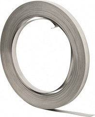 IDEAL TRIDON - Grade 201, Stainless Steel Banding Strap Roll - 5/8" Wide x 0.03" Thick - Caliber Tooling