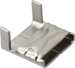 Made in USA - Grade 200 to 300, Stainless Steel Banding Strap Buckle - 3/4" Wide - Caliber Tooling