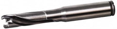 Kennametal - 8.5 to 8.99mm Diam, 5xD, 45mm Max Depth, 10mm Shank Diam, 56mm Flute, 100mm OAL, Replaceable Tip Drill - KTIP0850HPM Insert, G Seat Size, Series KenTIP - Caliber Tooling