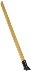 Harper Brush - 60 x 1-1/8" Wood Squeegee Handle - Bolt-On Connection, Tan - Caliber Tooling