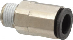 Legris - 5/16" Outside Diam, 1/8 NPT, Nickel Plated Brass Push-to-Connect Tube Male Connector - 290 Max psi - Caliber Tooling