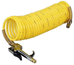 Coilhose Pneumatics - 1/4" ID Thumb Lever Blow Gun - 25' Long Hose - Caliber Tooling