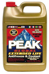 Peak - 1 Gal Extended Life Premixed Antifreeze & Coolant - Ethylene Glycol, Organic Acid Inhibitor, De-Ionized Water Composition - Caliber Tooling