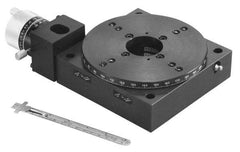 Parker - Rotary Positioning Stages Style: Worm Gear Drive Heavy Load Stage Thread Size: 1/4-20 - Caliber Tooling