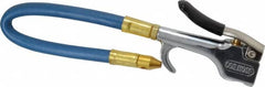 Coilhose Pneumatics - Safety Flexible Extension Tube Thumb Lever Blow Gun - 1/4 NPT, 12" Tube Length, Zinc - Caliber Tooling