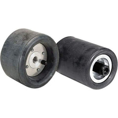 WALTER Surface Technologies - 5" Wheel OD, 3-1/2" Wheel Width, 3,800 RPM, Pneumatic Wheel without Hub - 5/8" Wheel Arbor Hole, For Use with Line-Mate III Drum Sander - Caliber Tooling