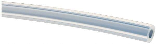 Made in USA - 1/8" ID x 1/4" OD, 1/16" Wall Thickness, Cut to Length (50' Standard Length) PTFE Tube - Translucent, 55 Hardness - Caliber Tooling