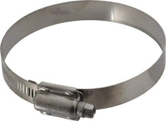 IDEAL TRIDON - SAE Size 412, 3-1/4 to 4-1/8" Diam, Stainless Steel High Torque Worm Drive Clamp - 5/8" Wide, Material Grade 304, Series 850 - Caliber Tooling